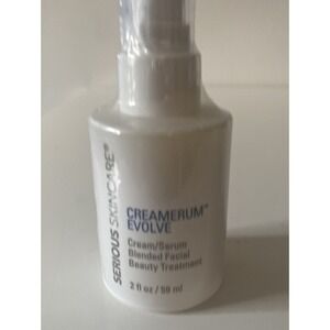 Serious Skincare Creamerium Evolve  Cream Serum Blended Facial Treatment 2 fl oz